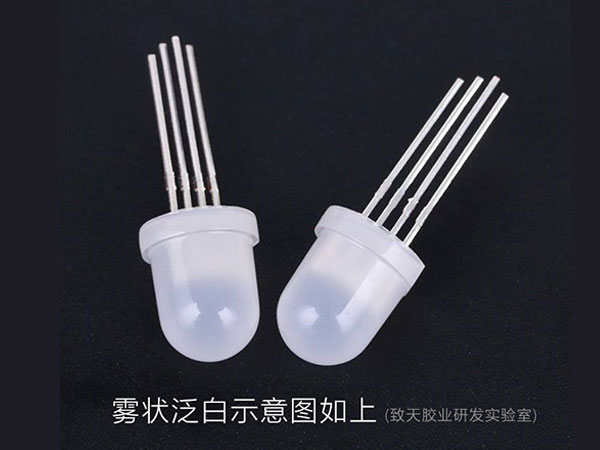 冬天環(huán)氧樹脂ab膠為什么會泛白干得慢？